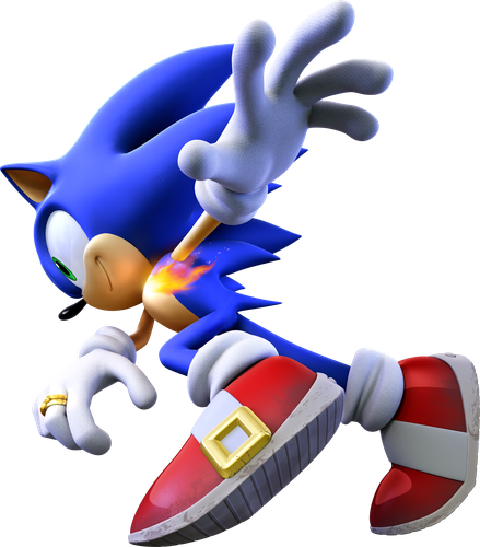 Sonic & The Secret Rings Signature Render – With Fire